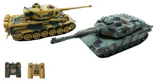 efaso 2 x RC Stridsvagnar: Tiger I & M1A2 1:28